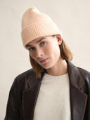Wollen beanie peach