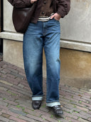 Relaxed fit balloon jeans