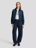 Gestreepte balloon jeans