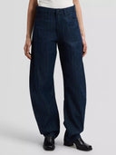 Gestreepte balloon jeans