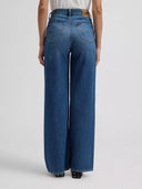 Denim wide leg broek stella