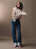 Stella selvedge wide leg jeans lengte 33
