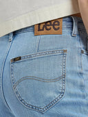 Lichtblauwe wide leg jeans stella