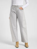 Grijze rider barrel loose jean lengte 33