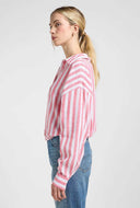 Lichtrode blouse elasticated