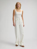 Offwhite wide leg jeans stella
