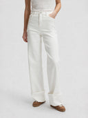 Offwhite wide leg jeans stella