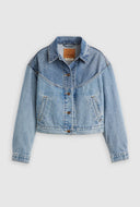 Shrunken '90s western trucker jacket