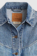 Shrunken '90s western trucker jacket