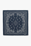 Navy Paisley Bandana
