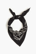 Zwarte Paisley Bandana