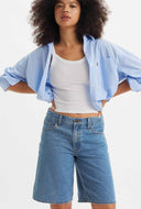 Denim shorts baggy dad jorts