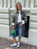 Denim super baggy jorts