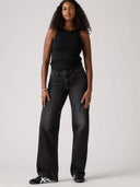 Donker grijze low loose jeans 32