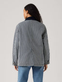 Gestreepte denim jacket bree barn
