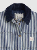 Gestreepte denim jacket bree barn
