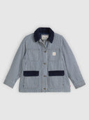 Gestreepte denim jacket bree barn
