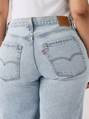 Lichte baggy dad fan flare