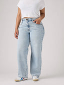 Lichte baggy dad fan flare