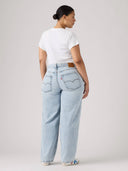 Lichte baggy dad fan flare