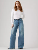 High rise wide leg jeans 728 lengte 34