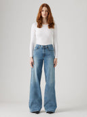 High rise wide leg jeans 728 lengte 34