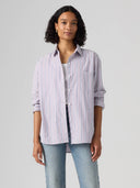 Lila gestreepte blouse harlie