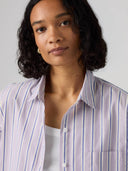 Lila gestreepte blouse harlie