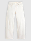 Off-white baggy dad barrel jeans