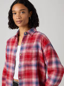 Rode geruite blouse nash