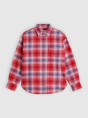 Rode geruite blouse nash