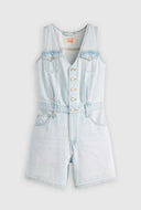 Lichtblauwe vest romper