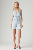 Lichtblauwe vest romper