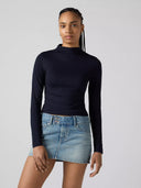 Zwarte longsleeve nina