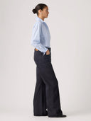 Loose boot jeans chipped black oyster