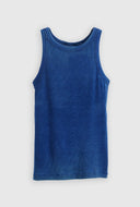 Indigo blauwe tanktop