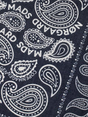 Soft cotton paisley scarf solid