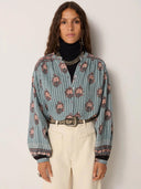 Blouse Omara Cerulean Mist