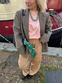 Bruine blazer jackie walnut