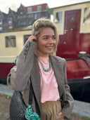 Bruine blazer jackie walnut