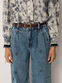 Denim wide leg paco hamptons