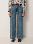 Denim wide leg paco hamptons