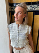 Ruffle top patmos omaris