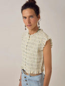 Ruffle top patmos omaris