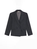 Donkere blazer anna onyx black blazer