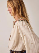 Beige blouse udaipur cleo