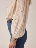 Beige blouse udaipur cleo