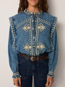 Blouse narciso light blue
