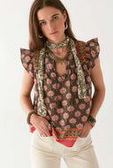 Mouwloze blouse charlize