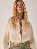 Creme blouse solstice virginia
